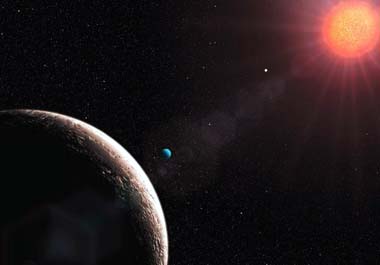 ukad planetarny Gliese 581