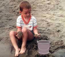 dziecko na plaży